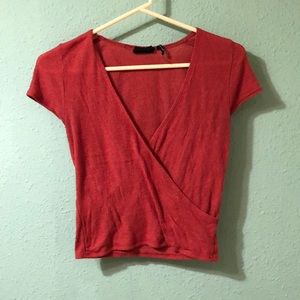 Rust colored urban outfitters midi top